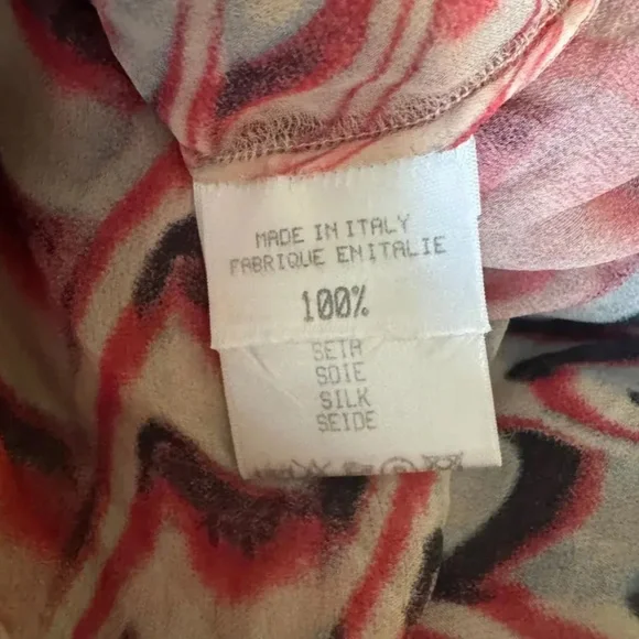 S2001 Roberto Cavalli Psychadelic Silk Dress - Picture 9 of 9